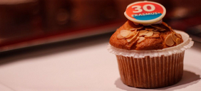 Muffin mit Logo 30 Jahre Erasmus